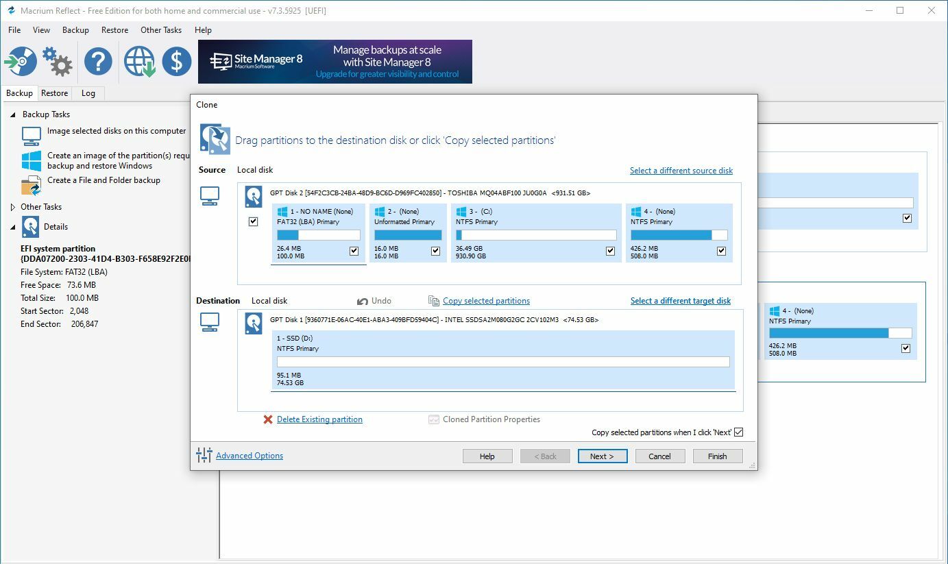 Cách copy Windows từ HDD sang ổ SSD