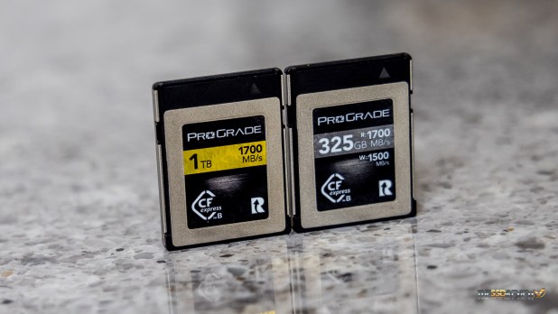 Đánh giá đầu đọc thẻ ProGrade CFExpress B 1TB 1700 Gold, Thẻ 325GB 1700 Cobalt và Thunderbolt 3  – Sự hợp hoàn hảo