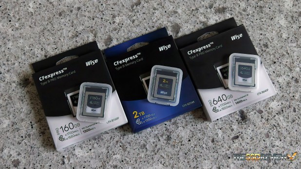 Đánh giá thẻ PRO 160/640GB CFExpress