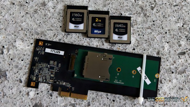 Đánh giá thẻ PRO 160/640GB CFExpress