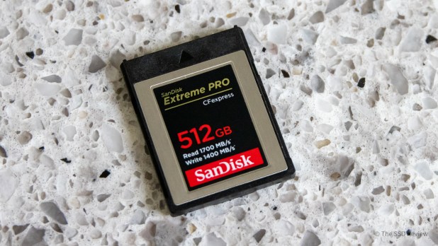 Đánh giá thẻ SanDisk Extreme Pro 512GB CFExpress B - Truyền dữ liệu liên tục, nhiệt độ, tốc độ
