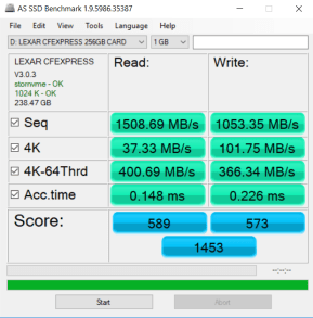 Đánh giác thẻ Professional CFexpress Type-B (256GB), tốc độ vượt trội