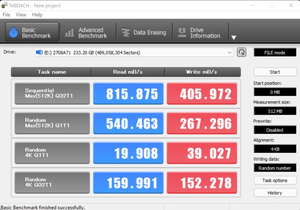 Thẻ nhớ SMI Samples First SD Express, bộ điều khiển SMI SM2708 - Đo tốc độ 900MB/s
